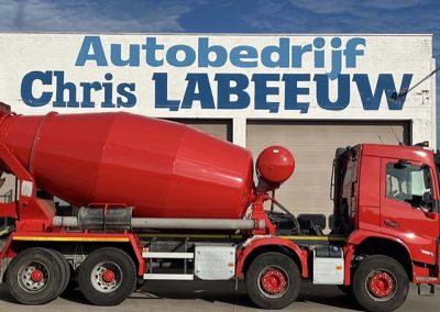 Herspuiten betonmolen - carrosserieherstellingen en herspuiten - Labeeuw West-Vlaanderen